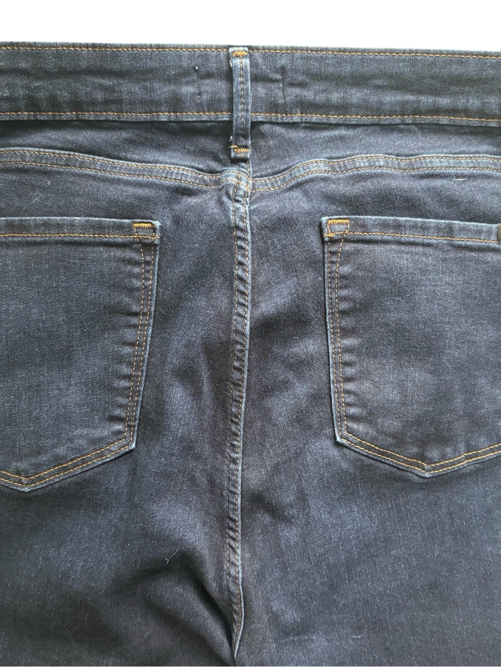 Women’s Dark Blue Levi’s Denizen Straight Leg Ankle/Cropped Jeans - Picture 3 of 5